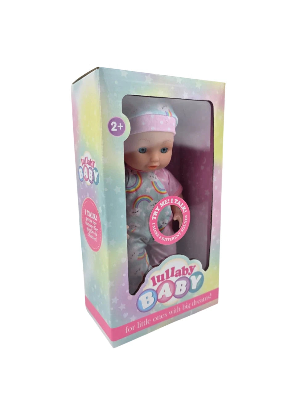 10" Baby Doll Toy With Sounds Cute Clothes Outfit Girls Boys Gift 26cm Ages 2+