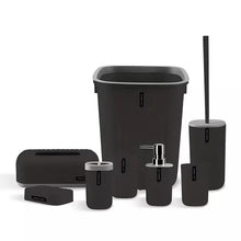 Load image into Gallery viewer, 8pcs Bathroom Accessories Set Bin Toilet Brush Toothbrush Tissue Holder Soap
