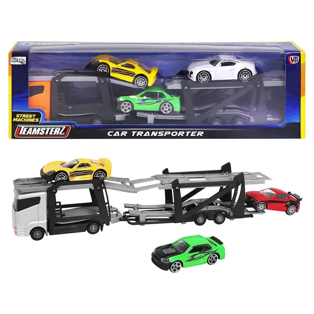Teamsterz Car Transporter Truck Vehicle Toy DieCast Playset Boys Kids Gift 3+