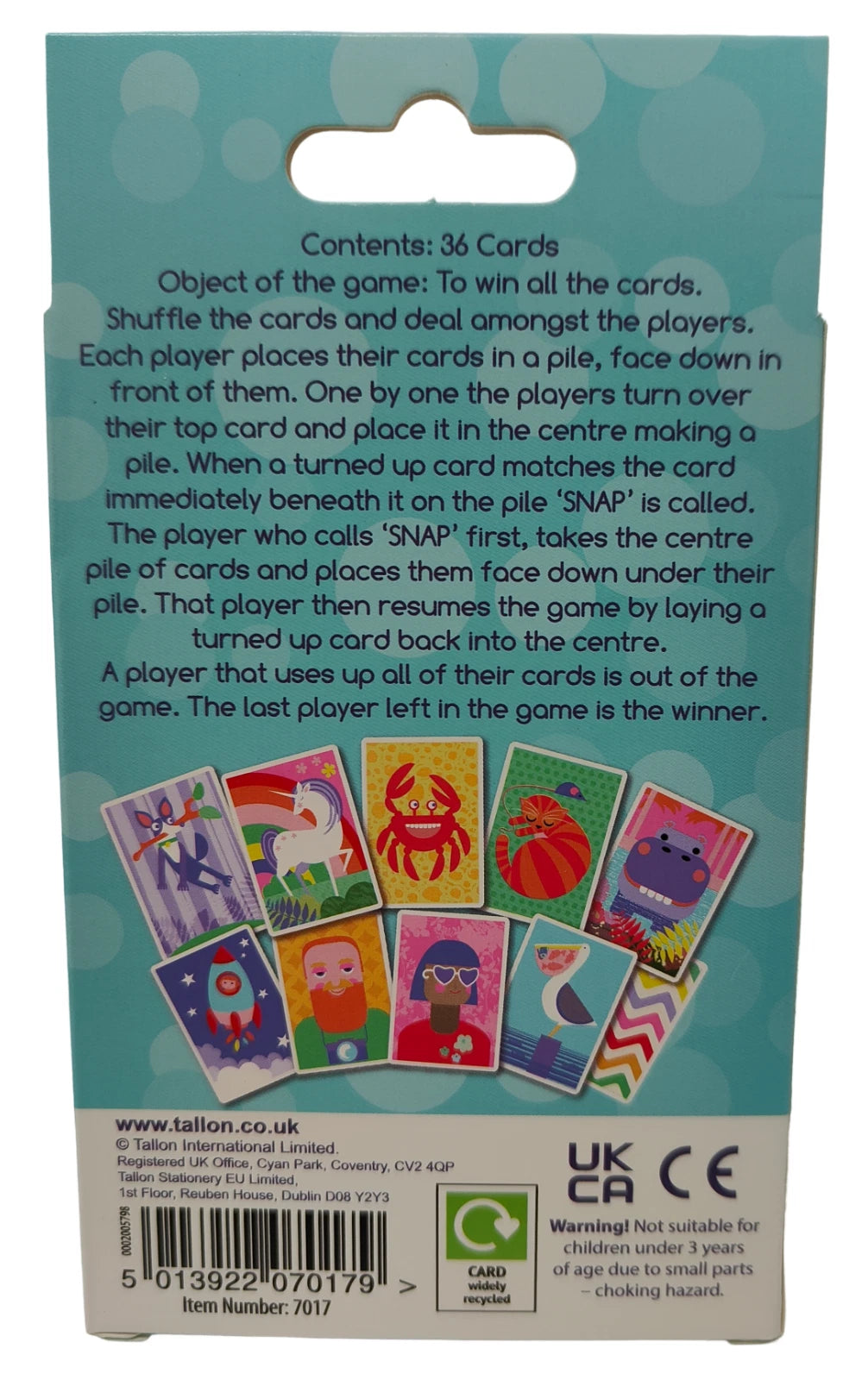36 Jumbo Snap Playing Cards Matching Pairs Game Memory Boosting Activity Travel