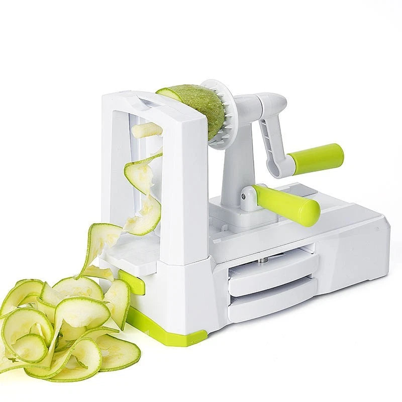 5 Blades Vegetable Spiralizer Slicer Zucchini Noodle Pasta Spaghetti Maker NEW