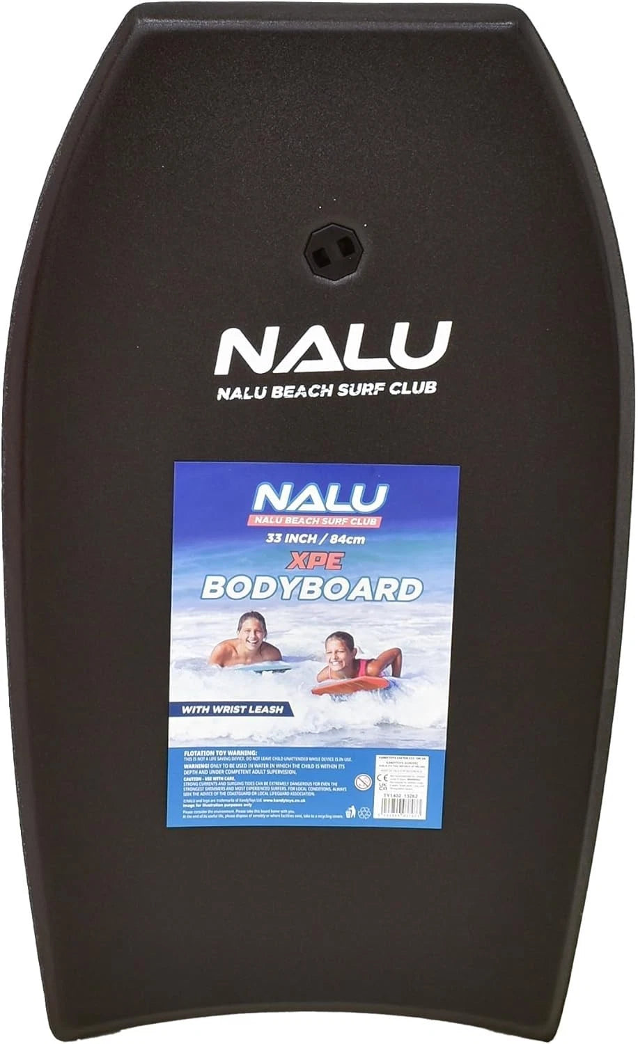 33" XPE Boogie Board Bodyboard Surf Summer Beach Float Kids Adults Leash Plug