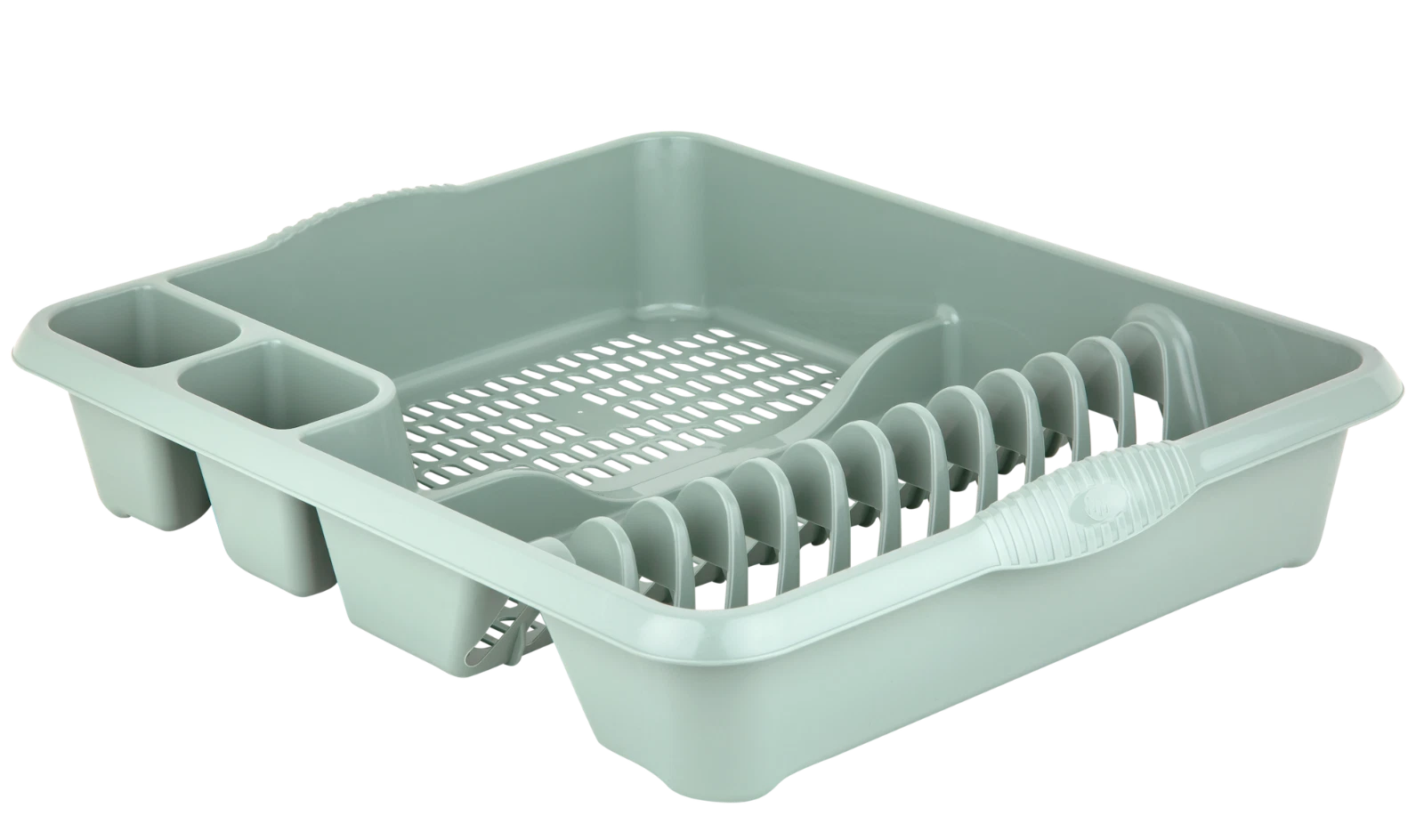 Large Plastic Kitchen Plate Dish Drainer Rack Draining Board Cutlery Holder UK