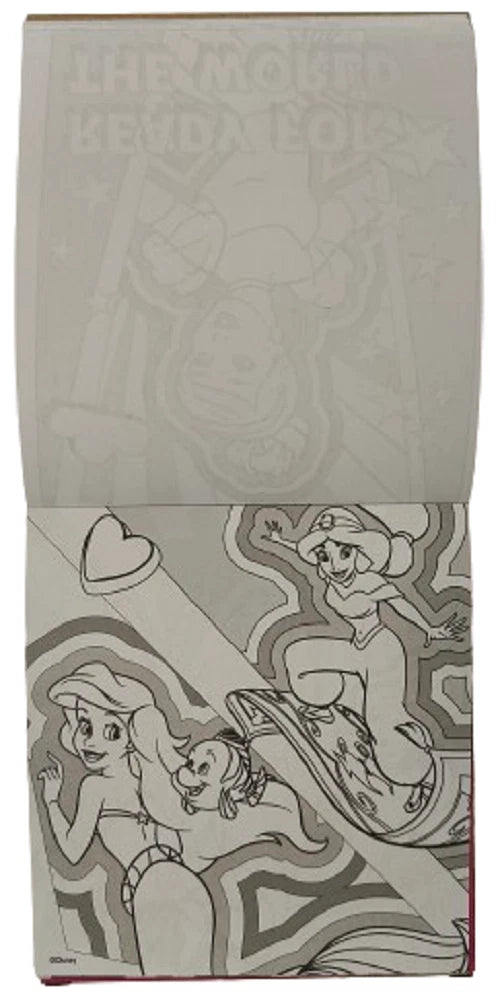 Disney Princess Carry Along Colouring Set Kids Travel Activity Book Party Bag