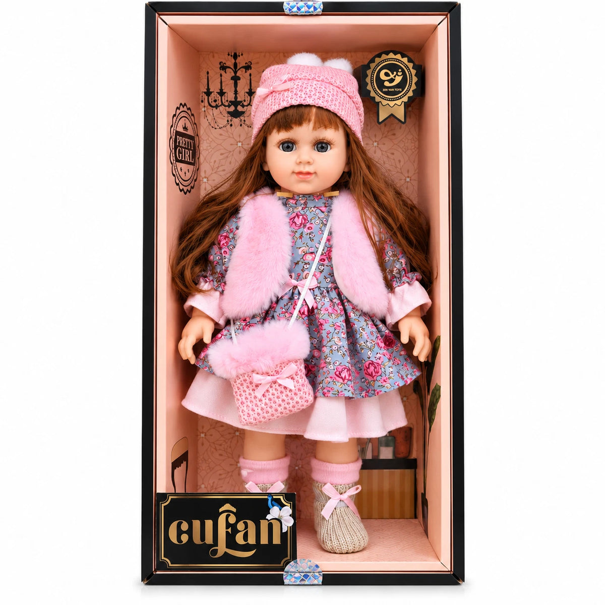 38cm Fashion Dolls With Stylish Outfit Clothes Girls Toys Musical Doll Xmas Gift