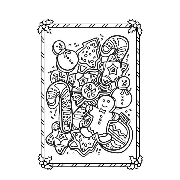 A4 Christmas Colouring Books For Kids Set of 2 Activity Book Festive Designs