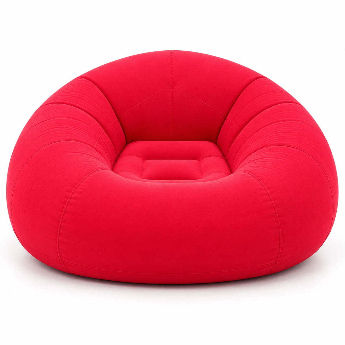 Inflatable Sofa Single Seater Bean Bag For Camping Indoor Blow up Chair Lounger