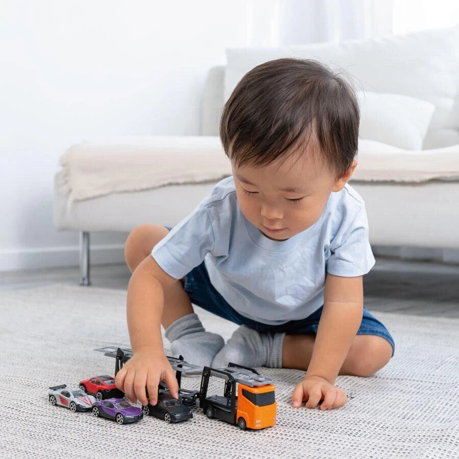 Teamsterz Car Transporter Truck Vehicle Toy DieCast Playset Boys Kids Gift 3+