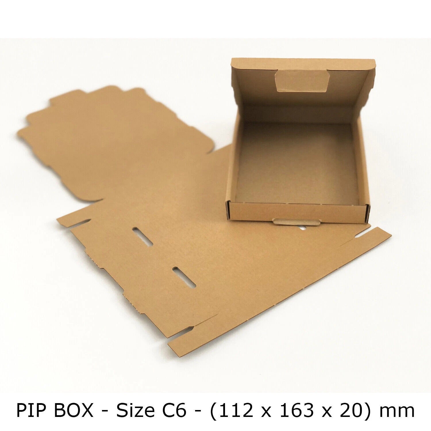 Large Letter Box Royal Mail PIP Boxes C4 C5 C6 Card board Postal Mailing Brown