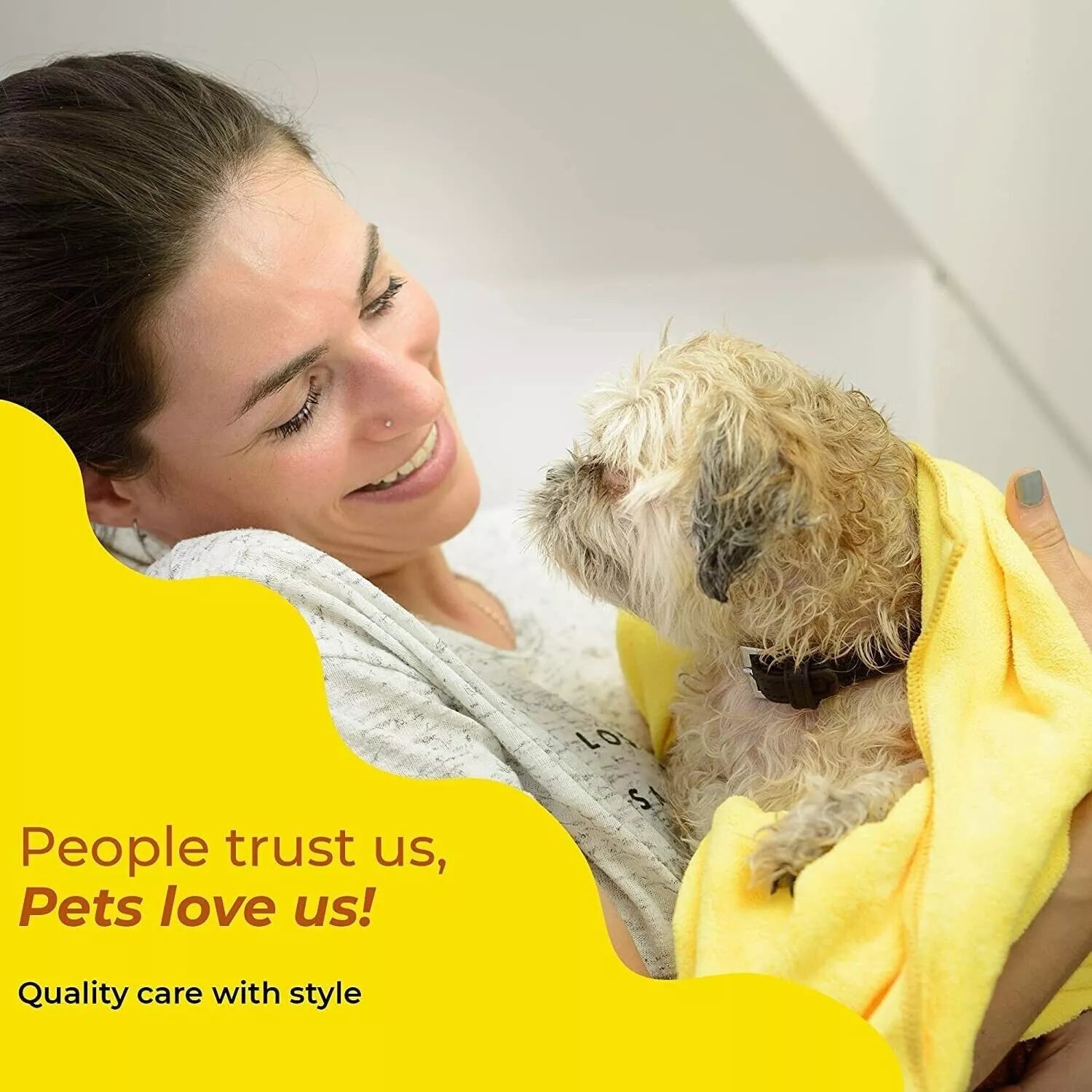 Pet Dog Bath Set with Microfibre Towel & Grooming Mat – Dog Washing, Drying & Grooming Kit