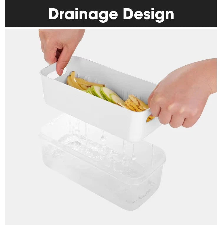7-in-1 Vegetable Chopper with Container Multi-Functional Slicer Dicer Grater