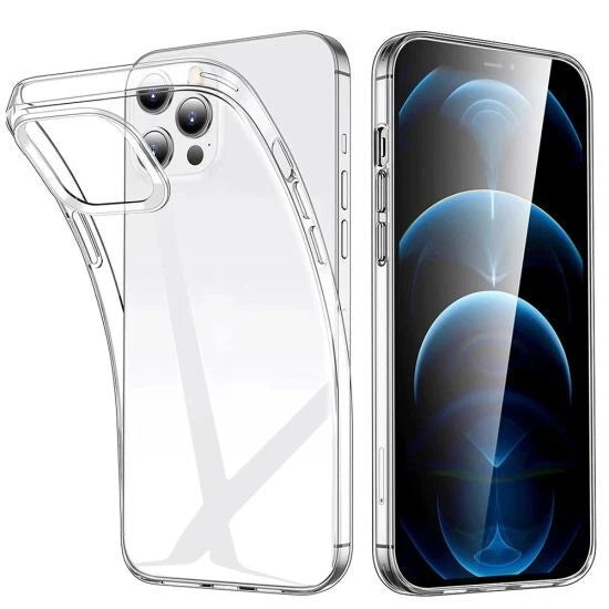 Clear Transparent Case For iPhone Cover 13 XR 11 12 Pro Max X 7 8 Shockproof