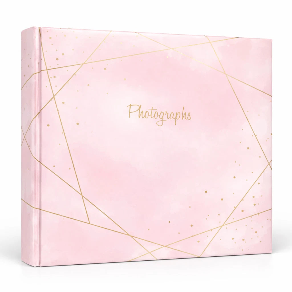 Photo Album 6x4 Inch Holds 200 Photos – Slip-In Memo Picture Album for Family, Holiday & Travel Memories