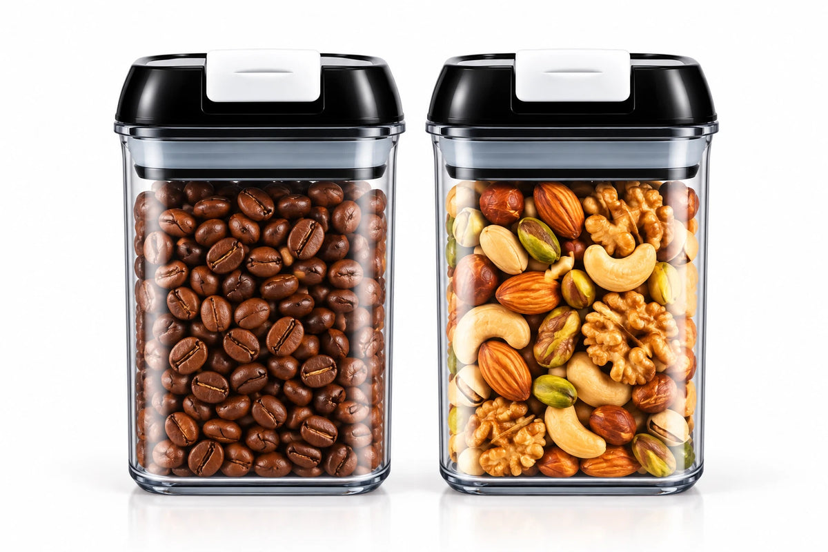 7 Pcs Food Storage Containers with Lids Airtight BPA Free Plastic Set Stackable