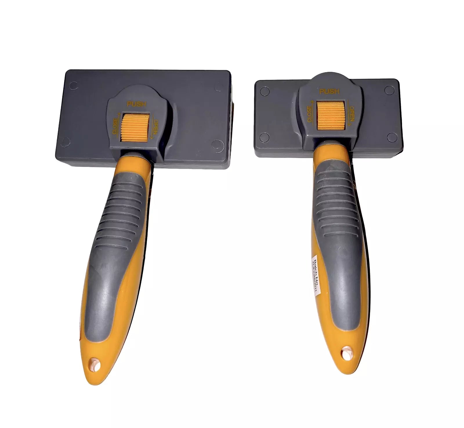 2pk Pet Hair Remover Self Cleaning Slicker Brush For Cats Dog Pet Grooming Tool
