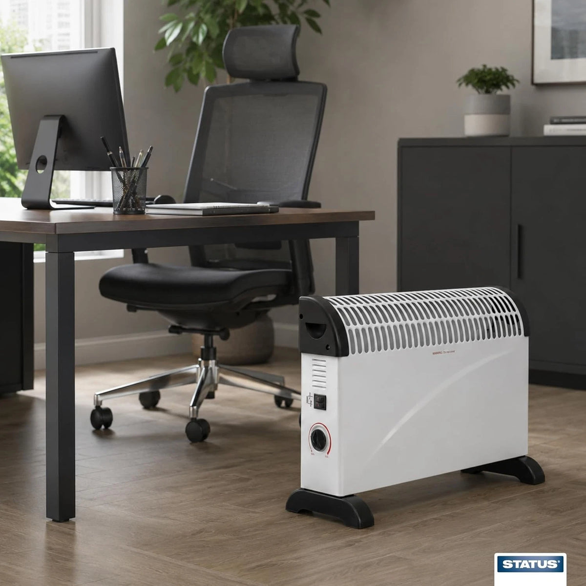 Electric Portable Convector Heater 3 Adjustable Heat 2000W For Home Office