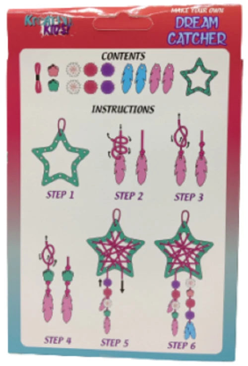 Make Your Own Dream Catcher Decorations Kids Girls Art & Craft DIY Activity Kit