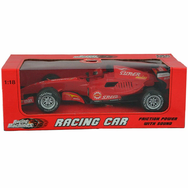 Formula F1 Racing Car Toy With Friction Sound Power 1:18 Kids Children Boys Gift