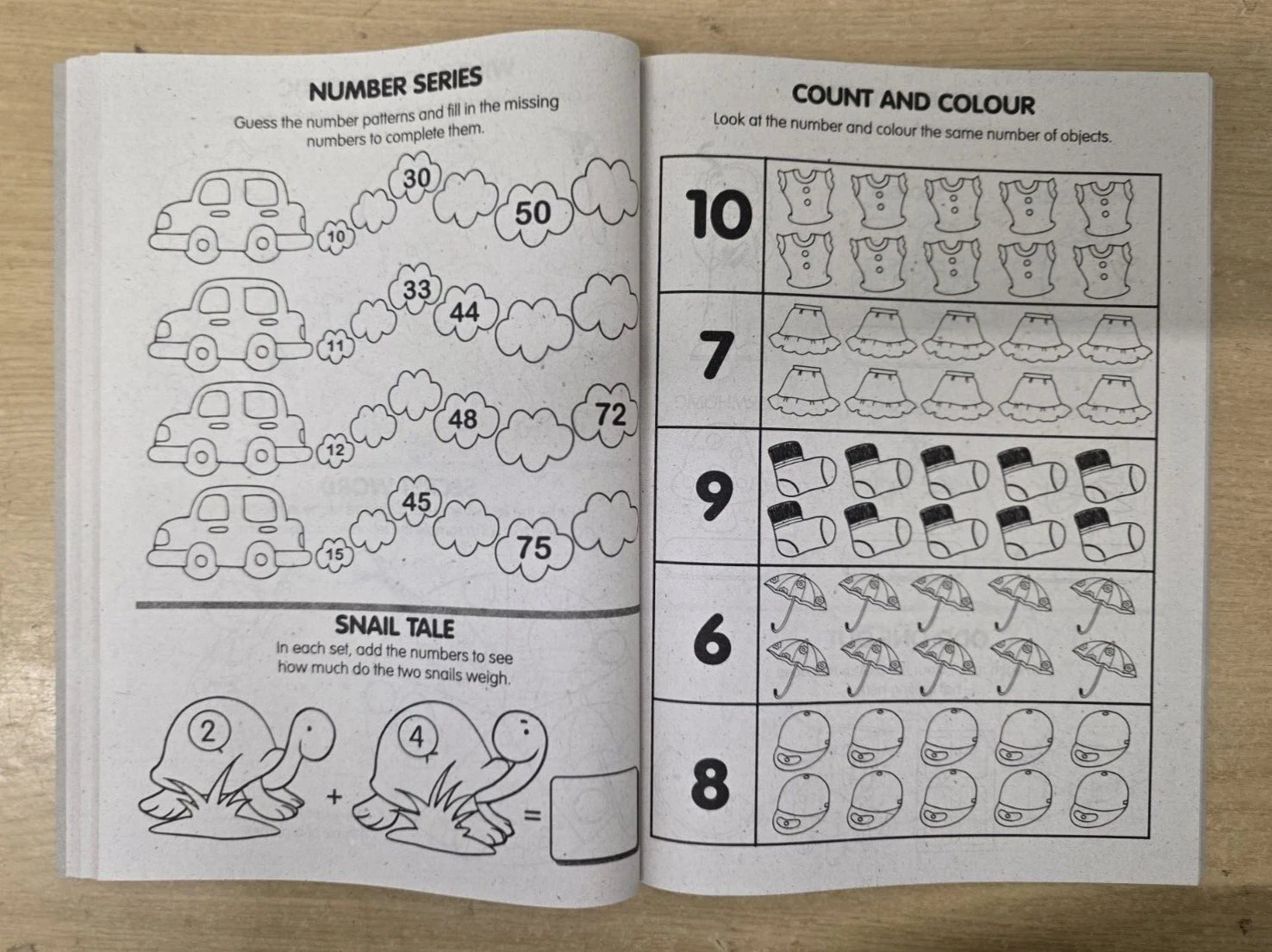 A4 Super Jumbo Kids Children Activity Book Travel Fun Animal Colouring Puzzles