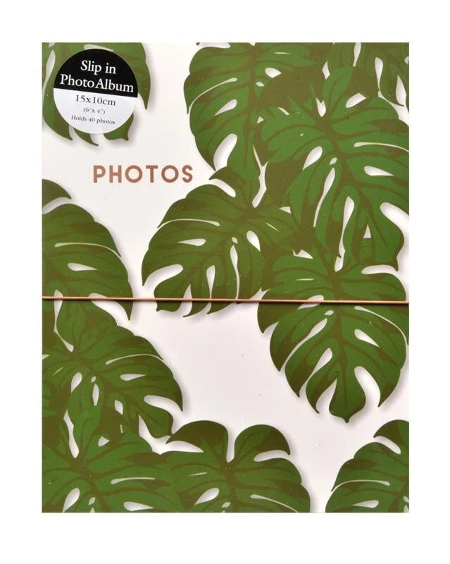 Slip In Photo Album for 4x6 Photos-40 Capacity Picture for Family Memories