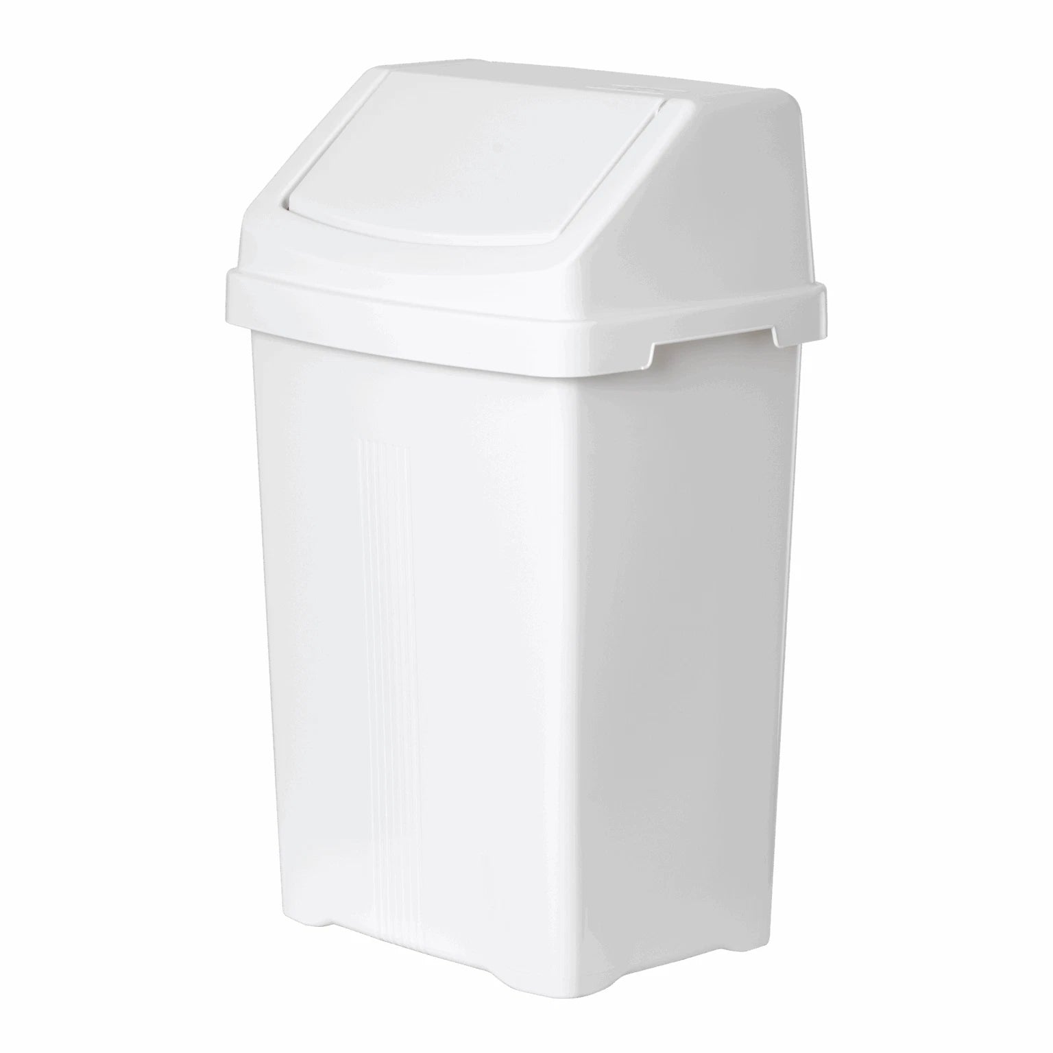 25/50L Plastic Swing Top Dust Bin Waste Rubbish Trash Can Home Kitchen Office