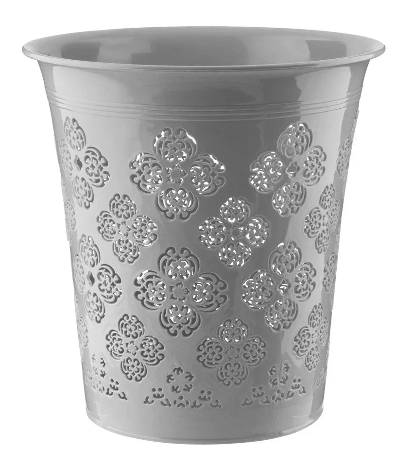 8L Waste Paper Bin Office Bedroom Bathroom Home Floral Rubbish Kitchen Dustbin