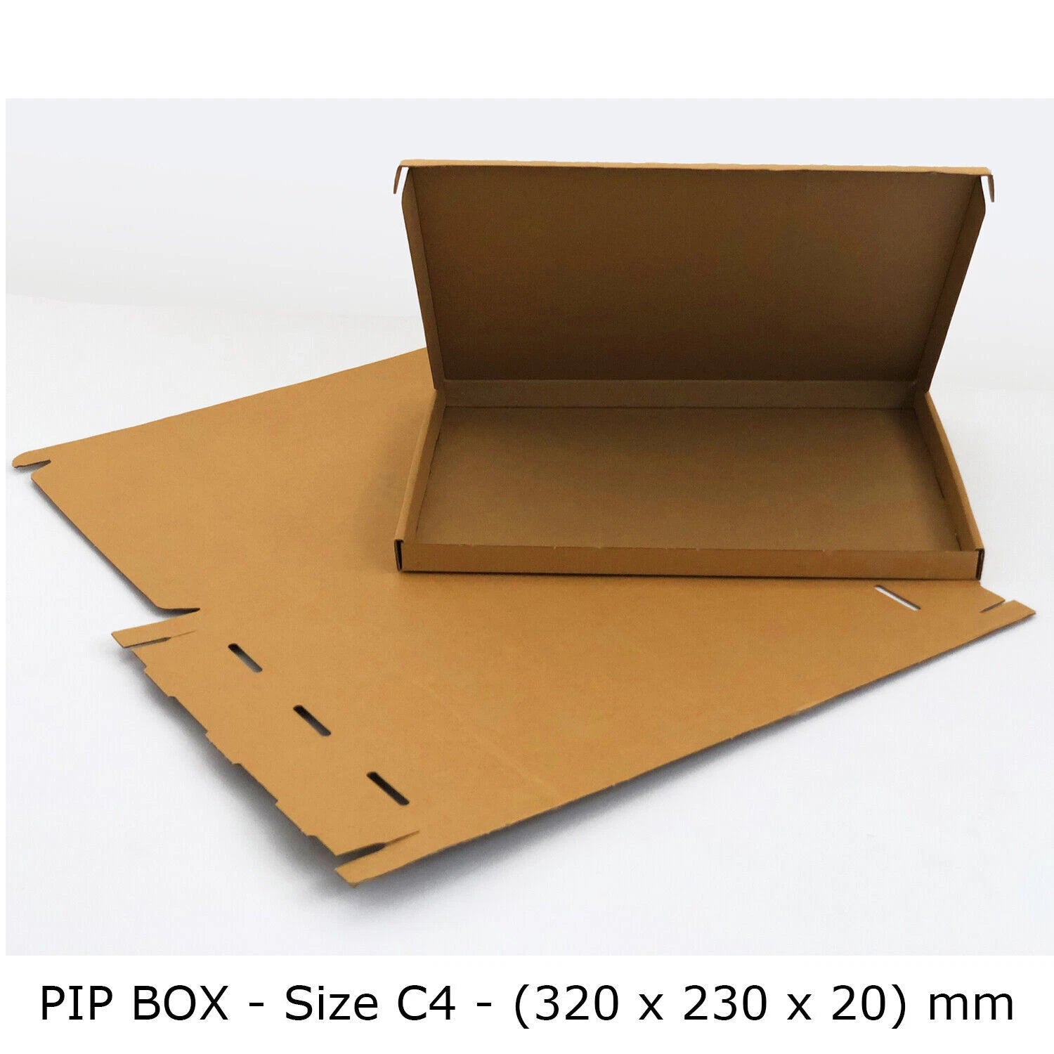 Large Letter Box Royal Mail PIP Boxes C4 C5 C6 Card board Postal Mailing Brown