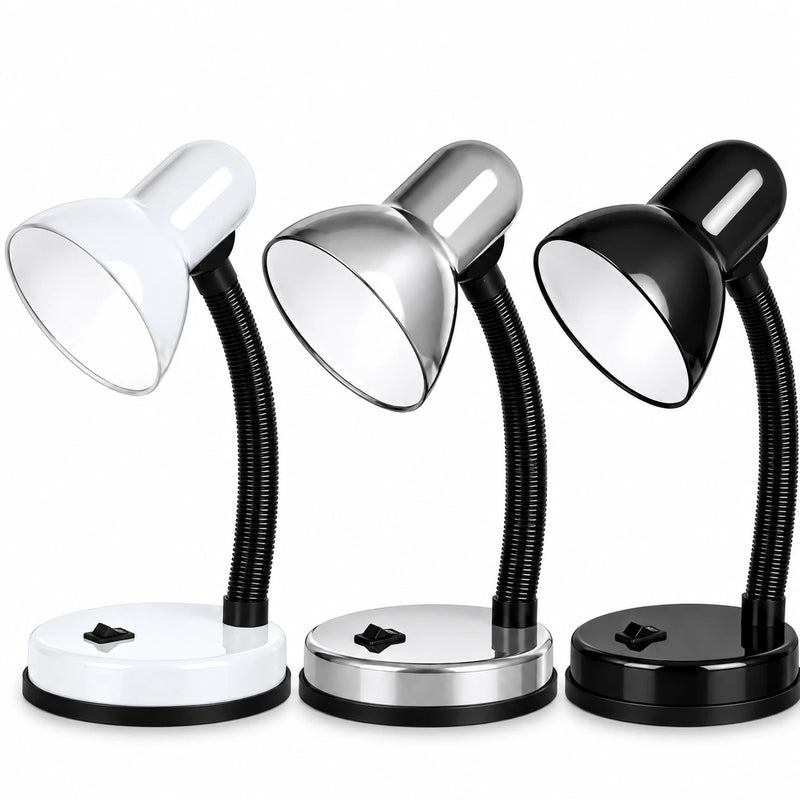 Flexible Desk Lamp Study Table Adjustable Lamp Home Office Reading Light On/Off