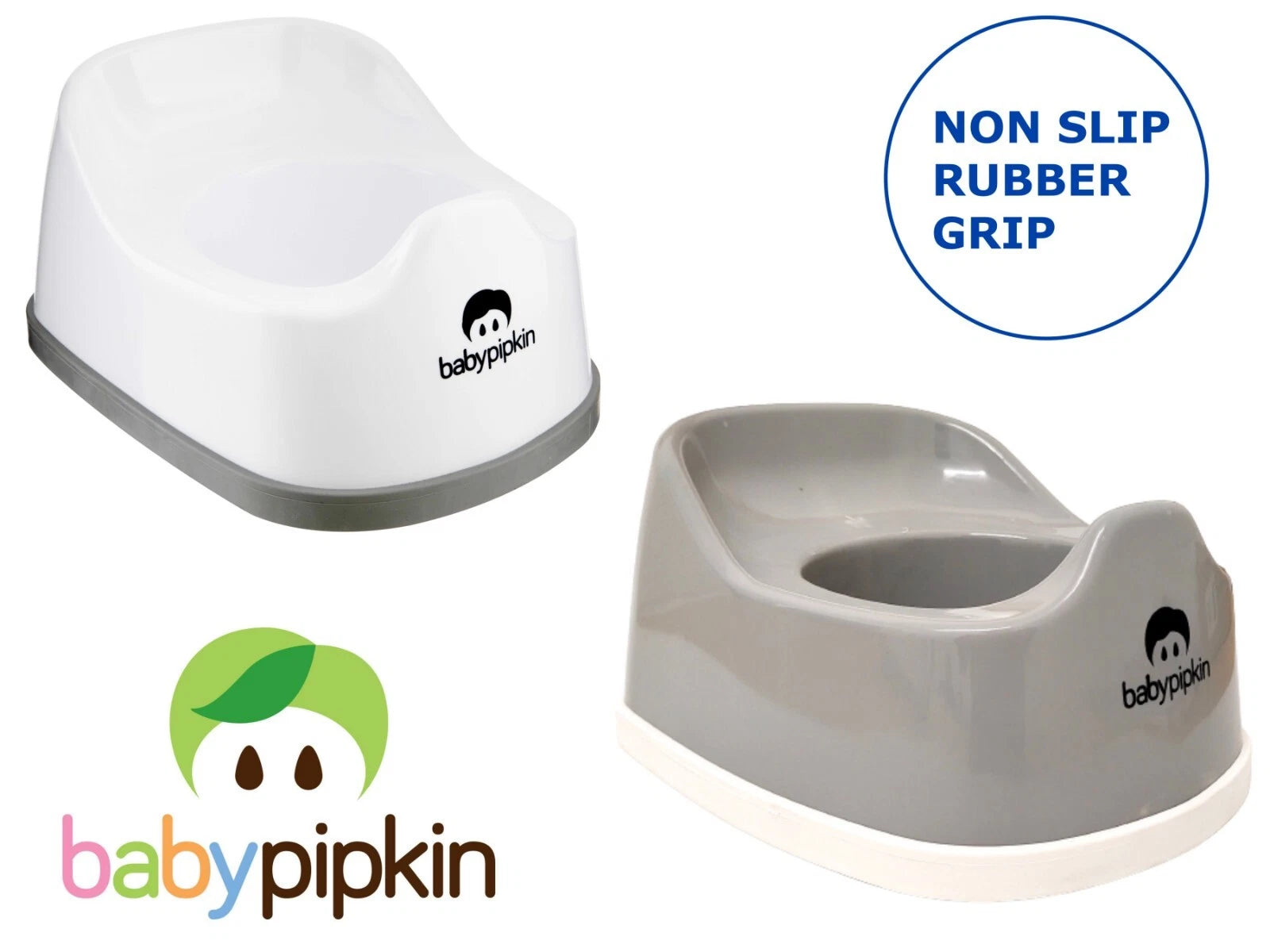 Children's Potty Training Toilet Seat with Rubber Grip – Non-Slip Toddler Toilet Trainer for Boys & Girls