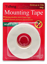 Load image into Gallery viewer, Double Sided Tape Heavy Duty Mounting Foam Tape Strong 18mm x 2m Wall Picture
