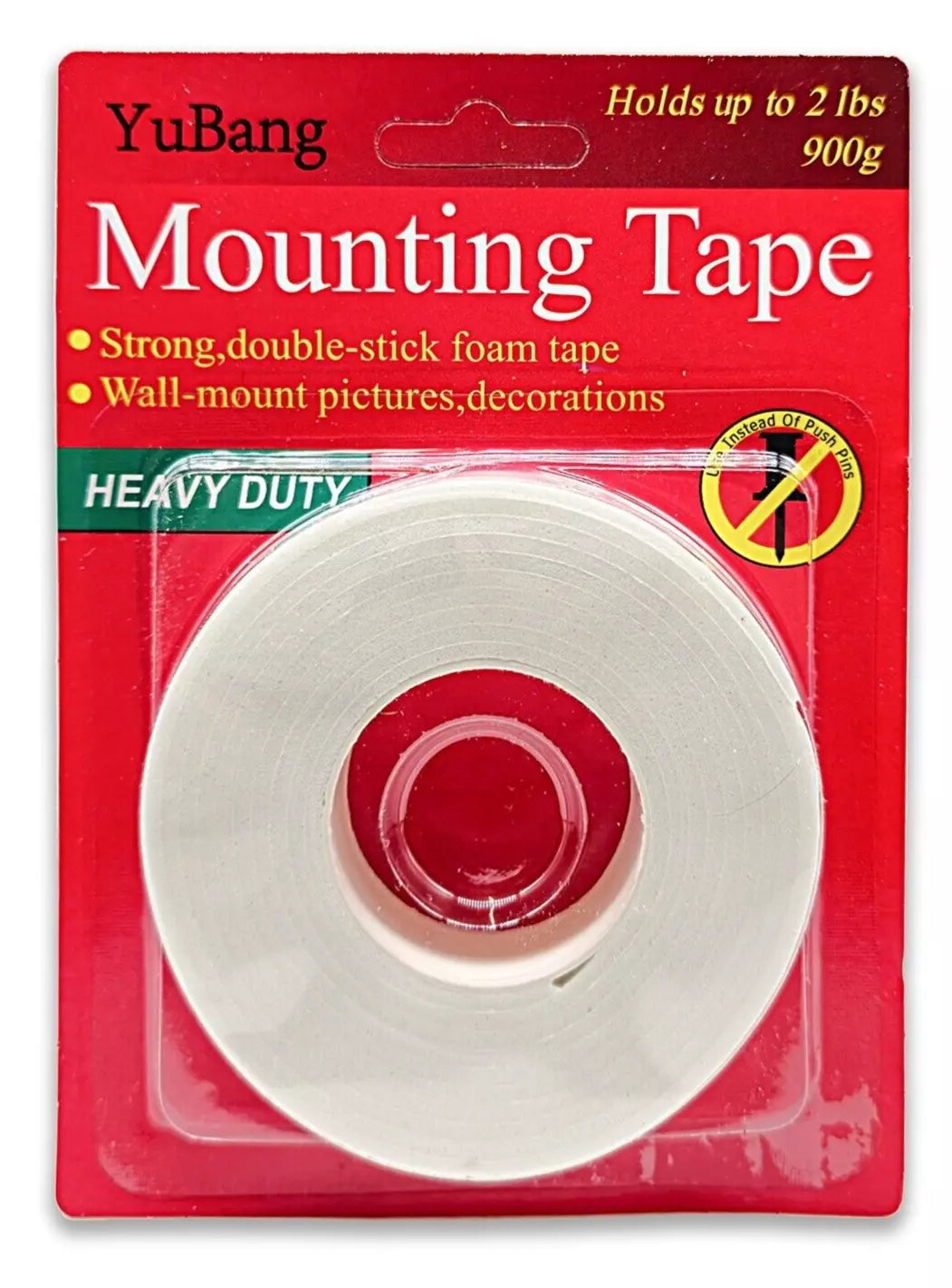 Double Sided Tape Heavy Duty Mounting Foam Tape Strong 18mm x 2m Wall Picture