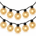 10 LED String Lights Warm White Globe Indoor Outdoor Garden 9.5M Fairy Lights