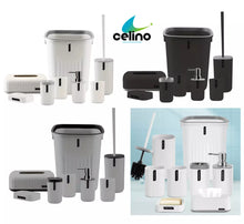 Load image into Gallery viewer, 8pcs Bathroom Accessories Set Bin Toilet Brush Toothbrush Tissue Holder Soap

