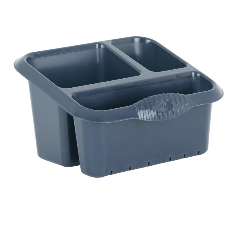 Kitchen Sink Caddy Organiser Cutlery Sponge Holder Tidy Self Draining Plastic