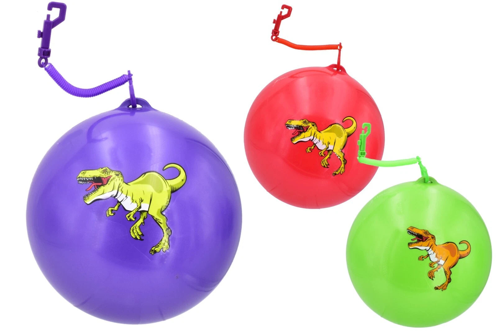 Inflatable Dinosaur Ball With Keyring Keychain Kids Toys 24cm Outdoor Party Gift