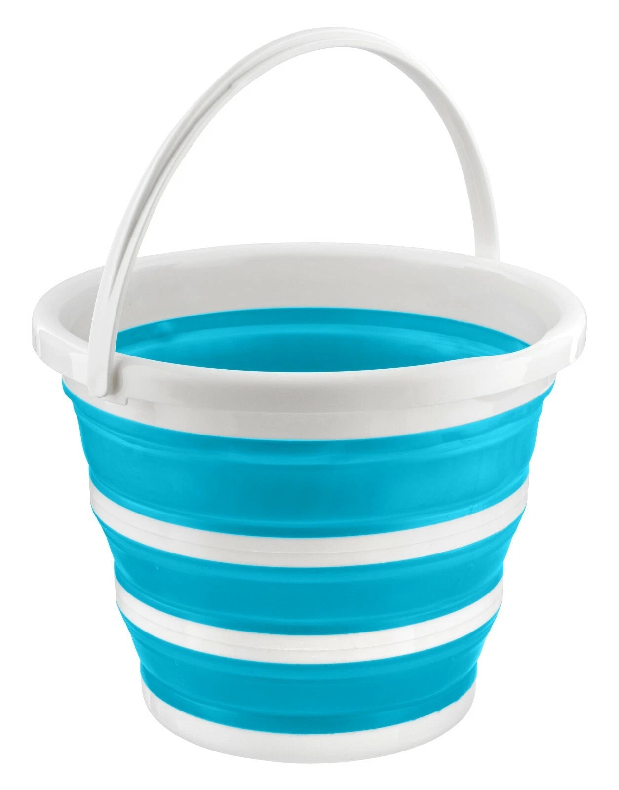10L Collapsible Bucket Foldable Silicone Camping Hiking Fishing Water Pail