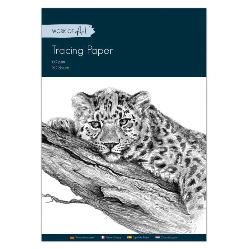 A4 Tracing Paper Pad 30 Sheets 60 GSM Translucent Drawing Calligraphy Drafting