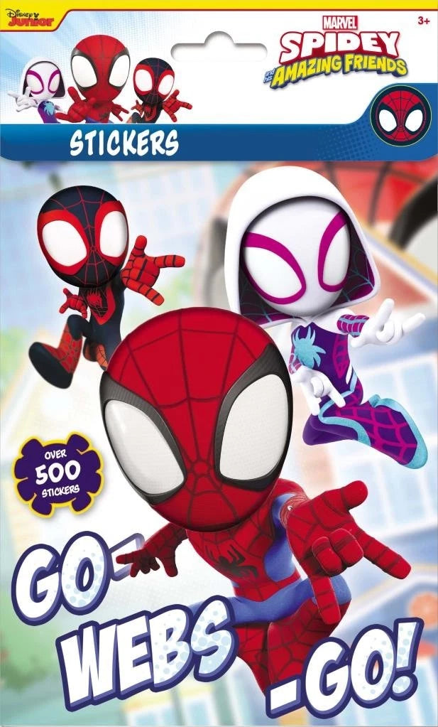 Over 500 Marvel Spiderman Kids Sticker Book Stickers Creative Fun Activity Craft