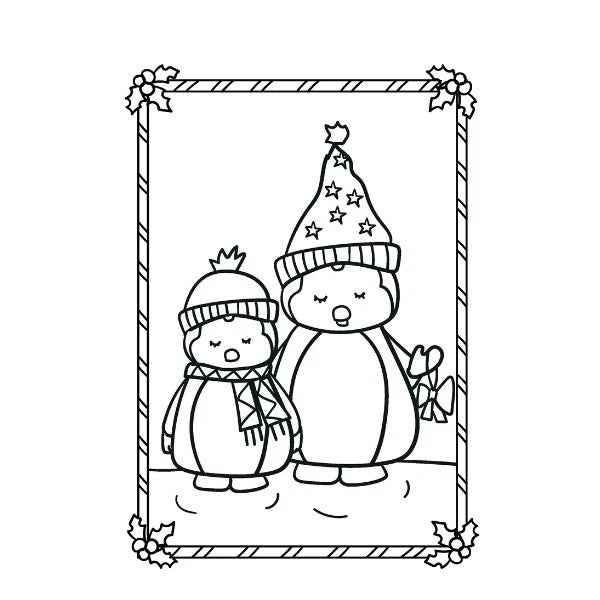 A4 Christmas Colouring Books For Kids Set of 2 Activity Book Festive Designs