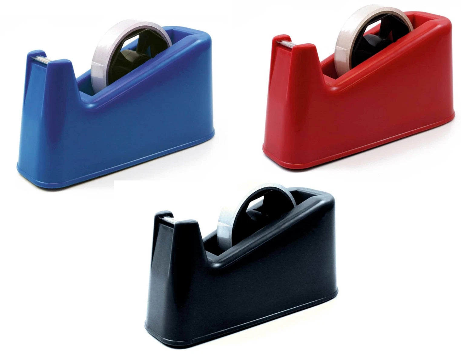 Heavy Duty Desktop Tape Dispenser – Weighted Adhesive Tape Holder for Office, School & Home Use
