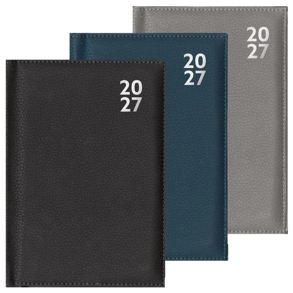 2027 Diary A4 A5 Page a Day or Week To View Padded Cover Dairy Diaries Office