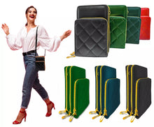 Load image into Gallery viewer, Women Cross Body Bag PU Leather Purse Wallet Pouch Mobile Strap Phone Holder UK
