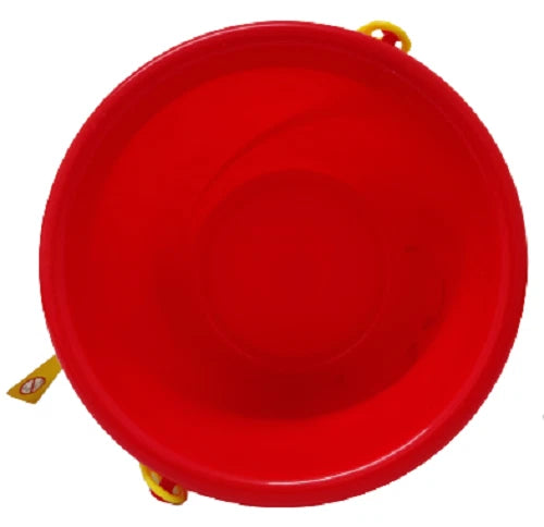 Pack of 3 Medium Kids Beach Water Buckets With Handle Sand Summer Outdoor Garden