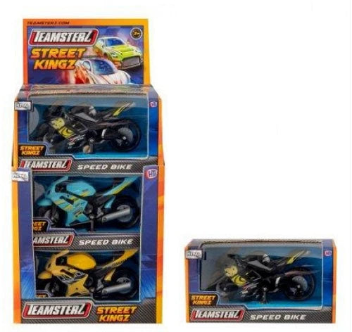 Teamsterz Speed Motorbike Motorcycle Toy Plastic Racing Bike Toys Boys Kids Gift