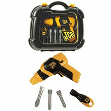 Load image into Gallery viewer, JCB Battery Operated Drill Tools Kids Childrens Builders Construction Play Set
