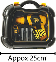 Load image into Gallery viewer, JCB Battery Operated Drill Tools Kids Childrens Builders Construction Play Set

