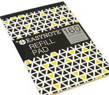 Load image into Gallery viewer, A4 Refill Pad Ruled 160 Pages Margin Lined Writing Note Book Punched Holes

