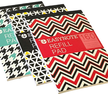 Load image into Gallery viewer, A4 Refill Pad Ruled 160 Pages Margin Lined Writing Note Book Punched Holes
