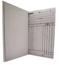 Load image into Gallery viewer, 5 x Full Size A5 Invoice Duplicate Receipt Book Numbered Cash 1 - 40 Pages
