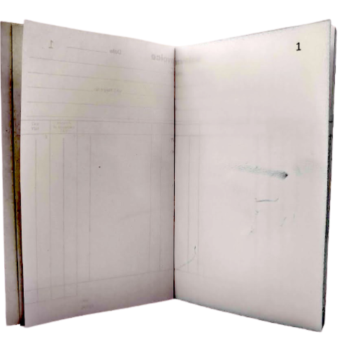 5 Pack A5 Duplicate Invoice & Receipt Books – Numbered NCR Carbonless Cash Receipt Books, 40 Pages Each